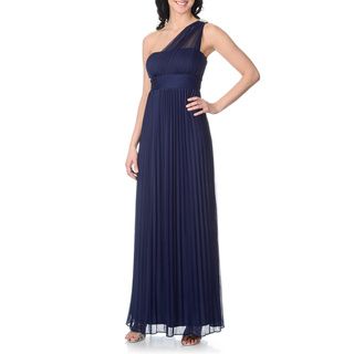 Onyx Night Blue Sage Women's One Shoulder Dress Evening & Formal Dresses