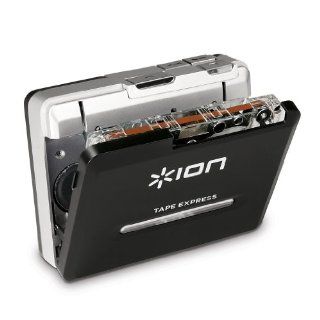ION Tape Express Portable Analog To Digital Cassette Converter with Headphones   Players & Accessories