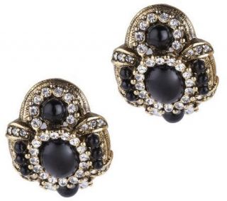 Joan Rivers Vintage Chic Cabochon Earrings —