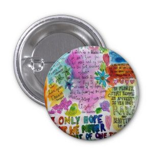 Disney Quotes Pinback Buttons