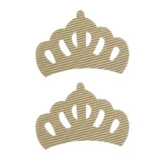 2 Pcs Brown Nylon Imperial Crown Shape Makeup Foretop Posted Hair Magic Sheet Health & Personal Care