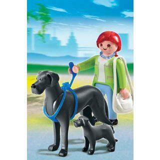 Playmobil Great Dane with Puppy Toys & Games