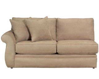 Shop Broyhill Veronica Left Arm Facing Full Goodnight Sleeper Sectional Sofa in Moss Green at the  Furniture Store