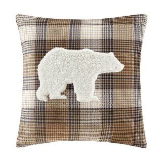 Woolrich Lumberjack Square Pillow, 18 by 18 Inch, Multicolor   Throw Pillows