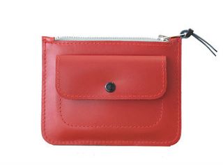 large leather coin purse by blair sorley