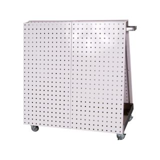 Triton Products Mobile Tool Cart with LocBoard Pegboard, Model# LBC-18H  Pegboard Carts