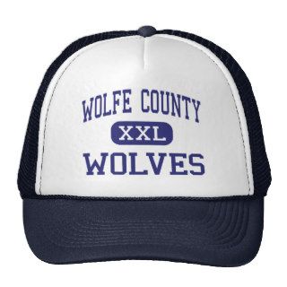 Wolfe County   Wolves   High   Campton Kentucky Hats
