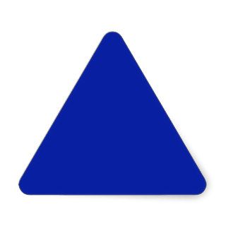 Royal Blue   Triangle Sticker