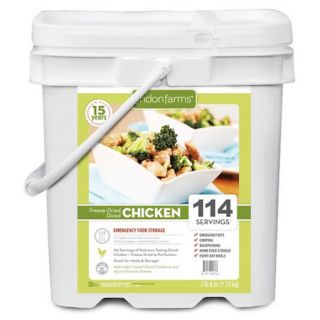 Lindon Farms 114 Servings Freeze Dried Chicken Bucket 773877