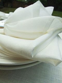 pure linen napkins set lucia by linenme