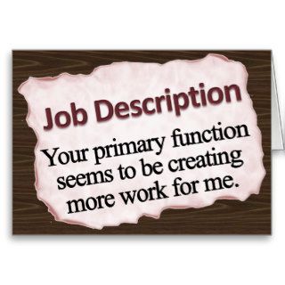 Job Description  Greeting Cards