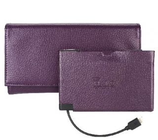 HALO Womens Wallet with Charger and RFID Technology —