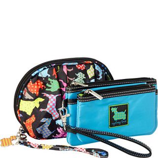 Sydney Love Best in Show Wristlet and Ruched Cosmetic Bag
