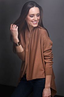 cashmere swing cardigan by jm cashmere