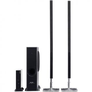 Sharp HT SL72 2.1 Channel Convertible Sound Bar Home Theater System with Wirele