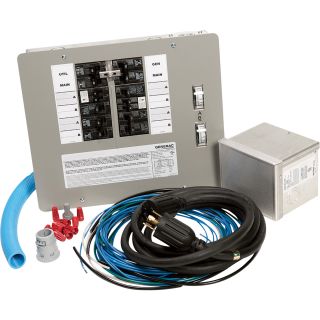 Generac Indoor Transfer Switch — 30 Amps, Expands to 16 Circuits, Model# 6295  Generator Transfer Switches