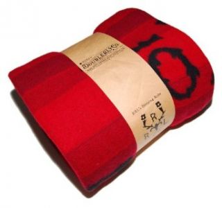 Polo Ralph Lauren Double RL RRL Mens Lambswool Red Black Western Blanket Clothing