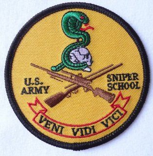 United States Army Sniper School Army Mp Military Patch   Veni Vidi Vici 