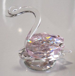 Shop Crystal Swan with Pink Wings Made with Swarovski Crystal at the  Home Dcor Store