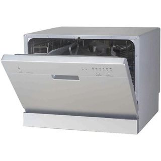 Portable Silver Countertop Dishwasher SPT Dishwashers