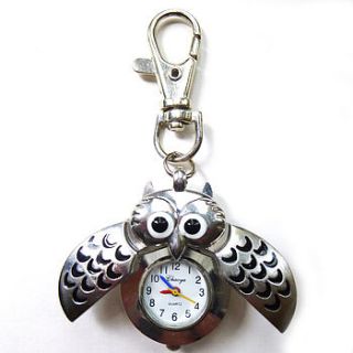 owl watch keyring by charlie boots
