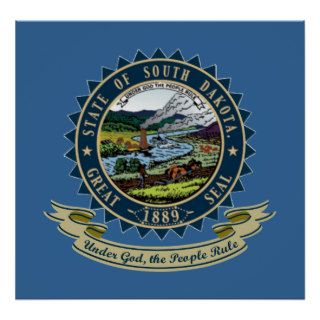 South Dakota Seal Poster