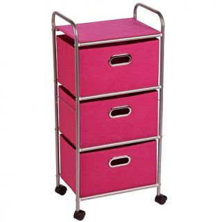 Honey Can Do 3 Drawer Rolling Fabric Cart