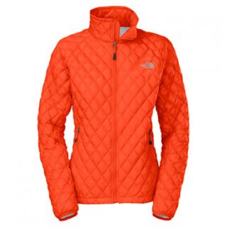 The North Face ThermoBall™ Full Zip Jacket  Women's   Spicy Orange (High Rise Grey)
