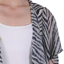 Journee Collection Women's Contemporary Plus Print Chiffon Cardigan Journee Collection Sweaters