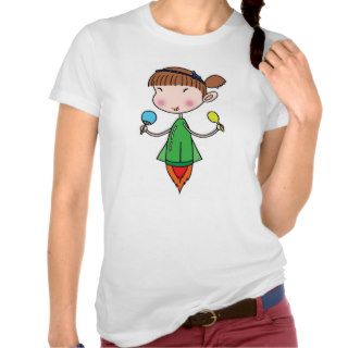 Cartoon character   Robot girl.2 T shirts