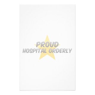 Proud Hospital Orderly Stationery Design