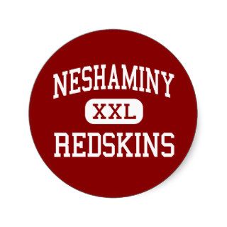 Neshaminy   Redskins   High   Langhorne Round Stickers