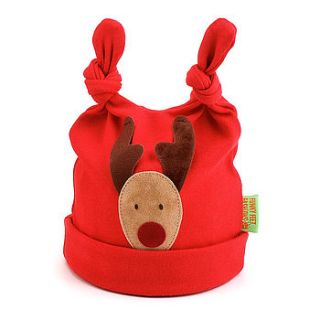 rudolf baby hat by funky feet fashions