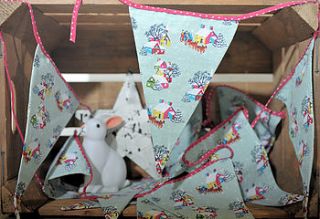 vintage christmas bunting by little rue