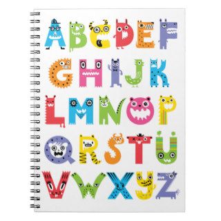 Alphabet Monsters notebook