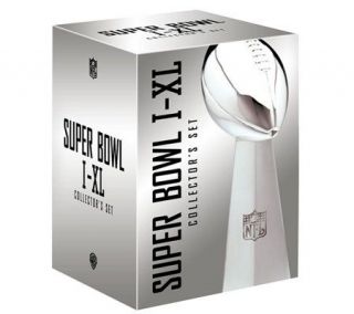 NFL Super Bowl I XL DVD Collectors Set —