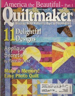 Quiltmaker Magazine, July/August 2002 (Volume 23, Number 4, Issue Number 86) Caroline Reardon Books
