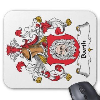 Barth Family Crest Mousepads