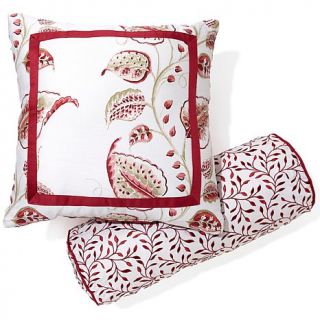 Alexa Hampton Home Leaf Jacquard Pillow Pair