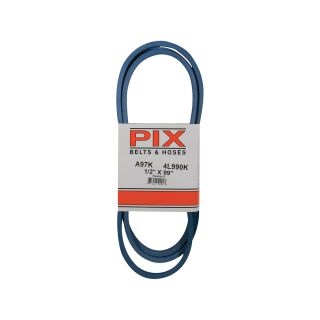 PIX Blue Kevlar V-Belt with Kevlar Cord — 99in.L x 1/2in.W, Model# A97K/4L990K  Belts   Pulleys
