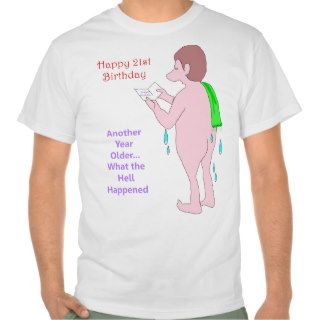 Fun 21st Birthday Gift Shirts