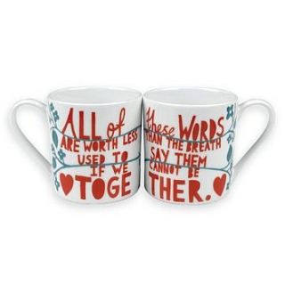 rob ryan his n her mugs by colloco homeware and gifts