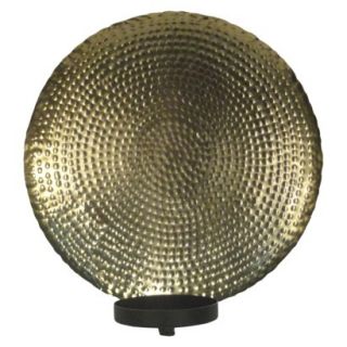 Hammered Bronze Wall Candle Holder