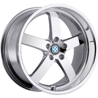 Beyern Rapp 18 Chrome Wheel / Rim 5x120 with a 30mm Offset and a 72.56 Hub Bore. Partnumber 1895BYR305120C72 Automotive