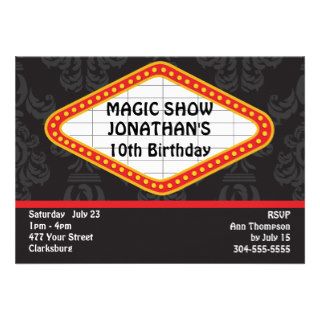 The Magic Show Marquee Custom Announcement