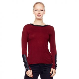 NYDJ Long Sleeve Top with Luxe Trim