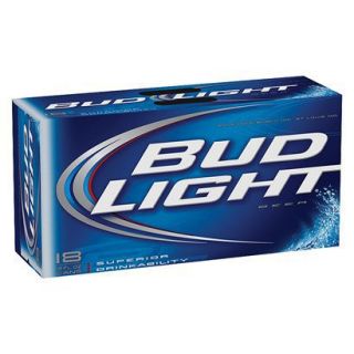 Bud Light Beer Cans 12 oz, 18 pk