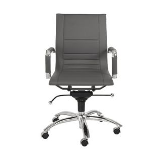 Eurostyle Owen Low Back Leatherette Office Chair with Arms