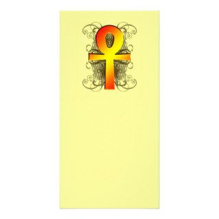 "Key of Life (Ankh)" in Gold Bookmarks Photo Greeting Card