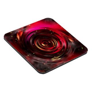 Ripples In Space Time Red Wine Coaster Set
